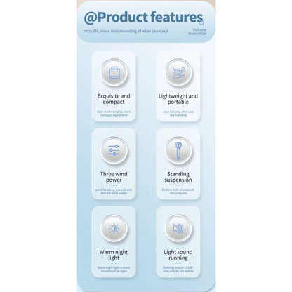 Портативный мини вентилятор N13 - 1200-2000 mAh