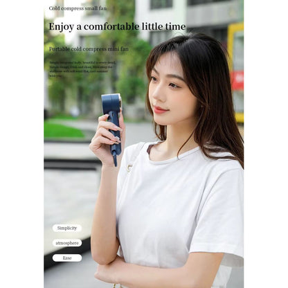 Портативный мини вентилятор U16 - 2000 mAh — Blue