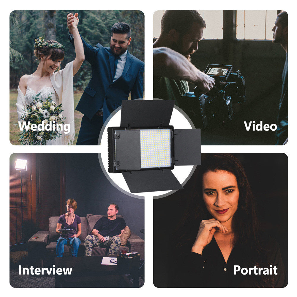 Лампа видеосвет LED Pro 600 I panel light I 2 battery(4400mAh) I charger I carry bag I