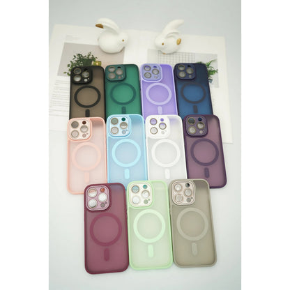 Cover PC Matte Case With Magsafe iPhone 14 — Lavender