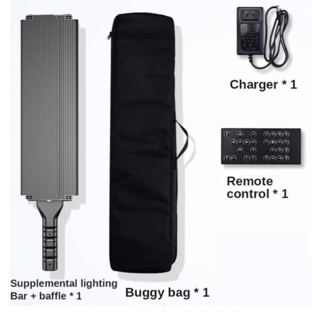 Лампа видеосвет LED RGB | R1000 Ручной | 40x6.5 cm | 204 Lights | 3000K-6000K | 18W | 360 °— CRI 95