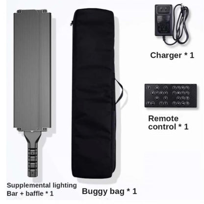 Лампа видеосвет LED RGB | R1000 Ручной | 40x6.5 cm | 204 Lights | 3000K-6000K | 18W | 360 °— CRI 95