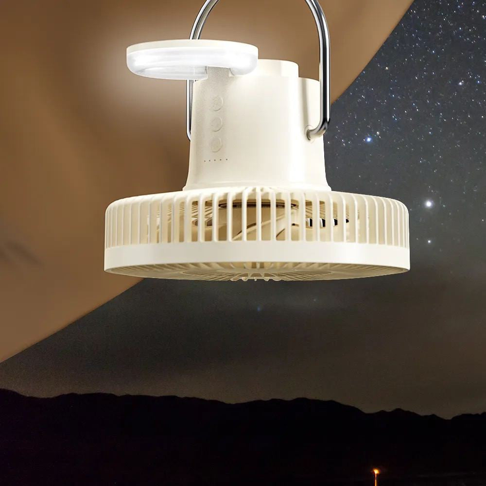 Портативный мини вентилятор WT-F61A White - 10000 mAh