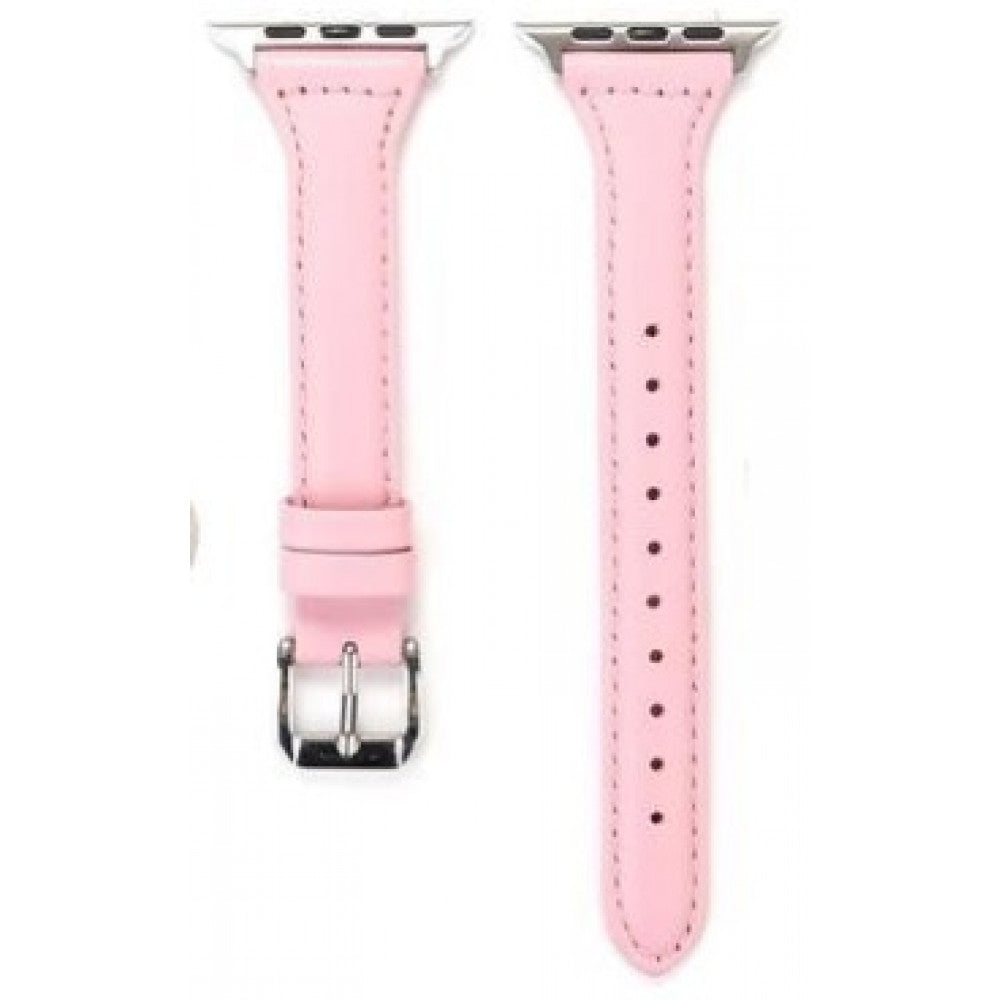 Reminets Leather Series Thin Strap – Apple Watch 42 mm | 44mm | 45mm | 49 mm - Dark Blue