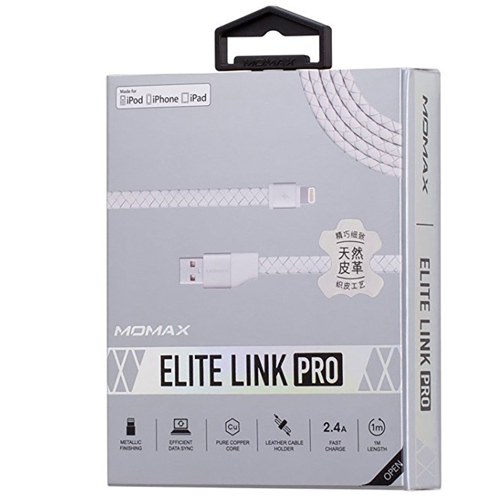 Lightning cable 2.4A (1m) Momax DL2 - Gold