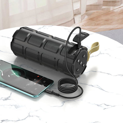 Кабель Aux to USB C (1m) — Hoco UPA17 Digital Audio Conversion — Black