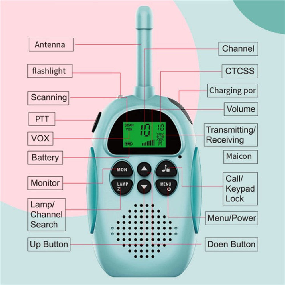 Children's radio Kids Walkie talkie X23