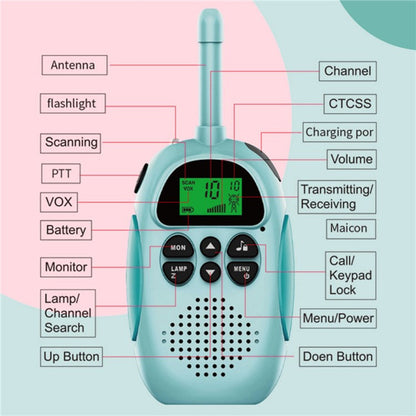 Children's radio Kids Walkie talkie X23