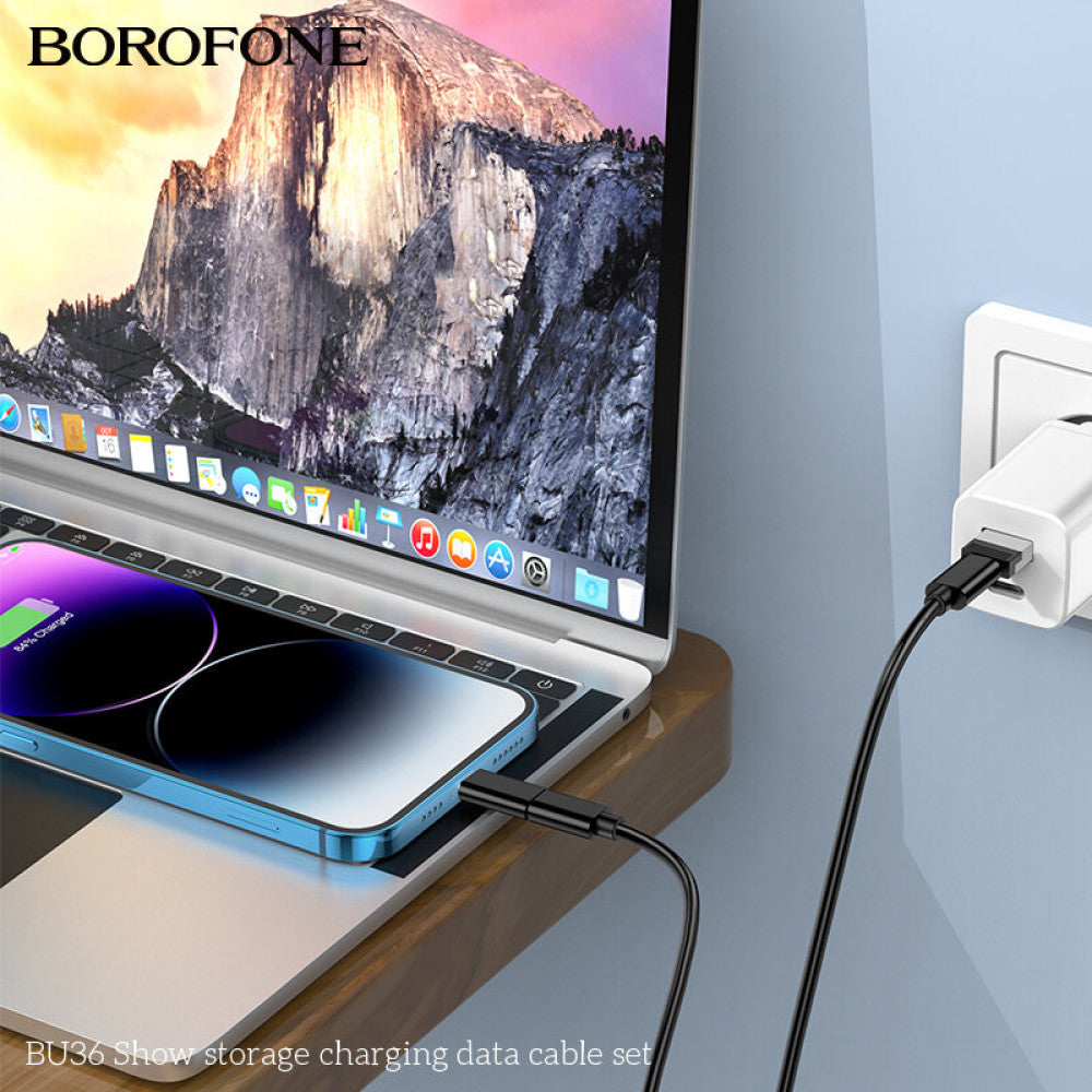 Multifunctional Charging Cable Set 60W Borofone BU36 – Black