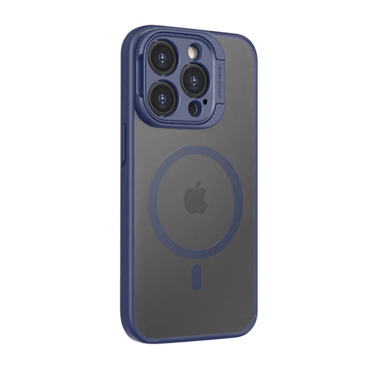 Rock Guard Foldable Series TPU Case with Magsafe iPhone 15 Pro Max — Titanium Blue