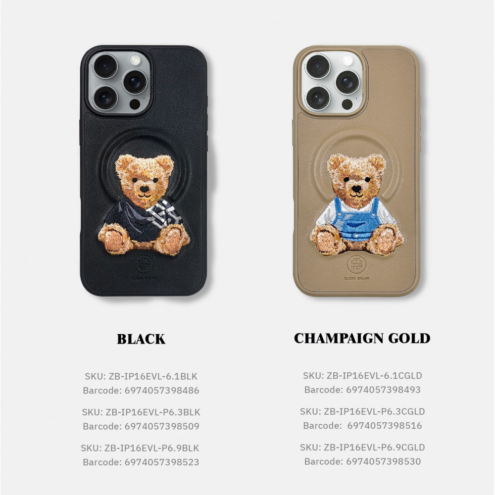 Polo Everley Leather Case with Magsafe iPhone 16 Pro — Champaign Gold