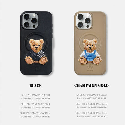 Polo Everley Leather Case with Magsafe iPhone 16 Pro — Champaign Gold