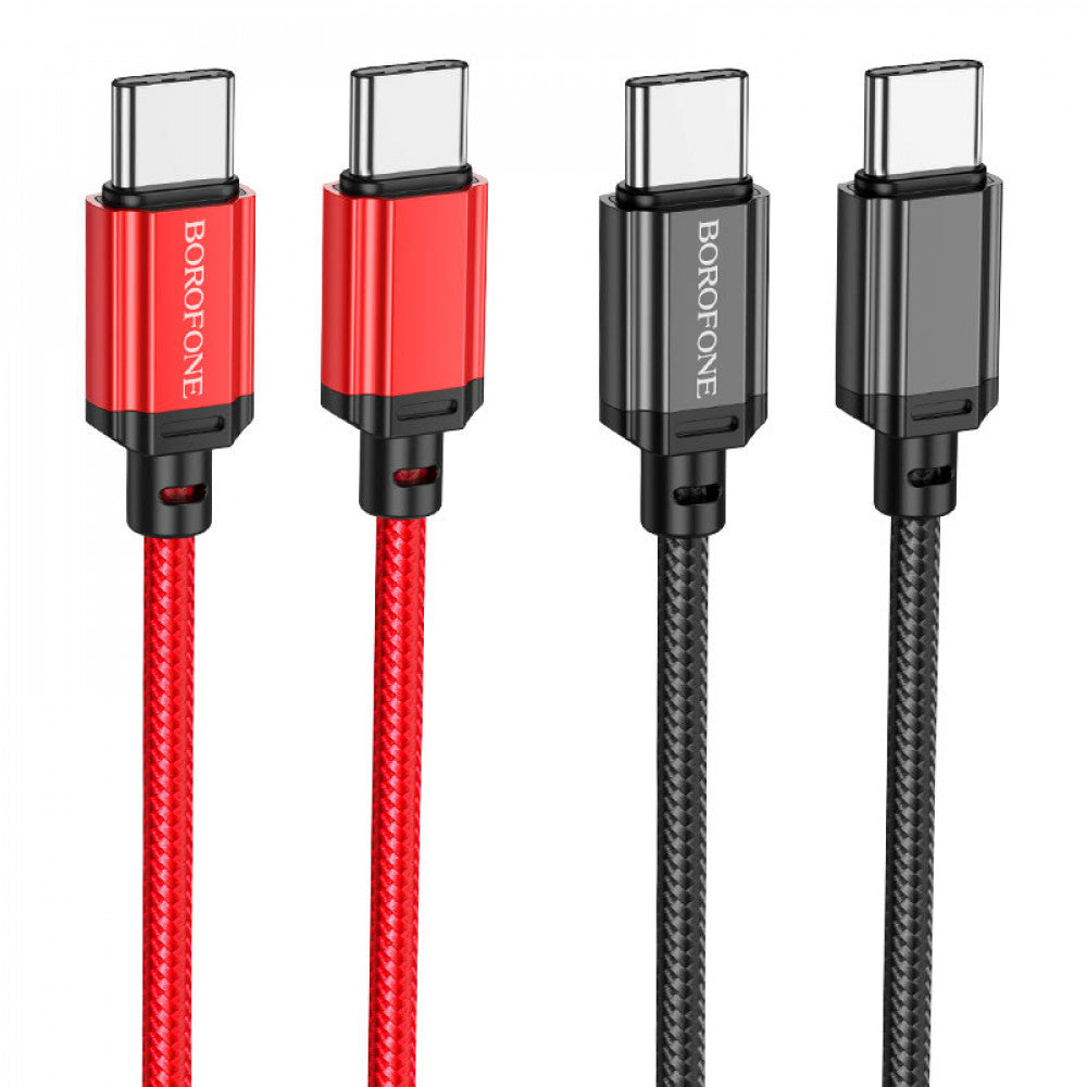 USB C to C cable 60W (1m) Borofone BX87 (unpackaged) – Black