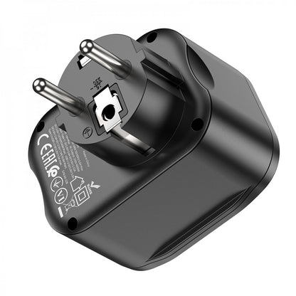 Home Charger 20W PD 2U Hoco NS3 – Black