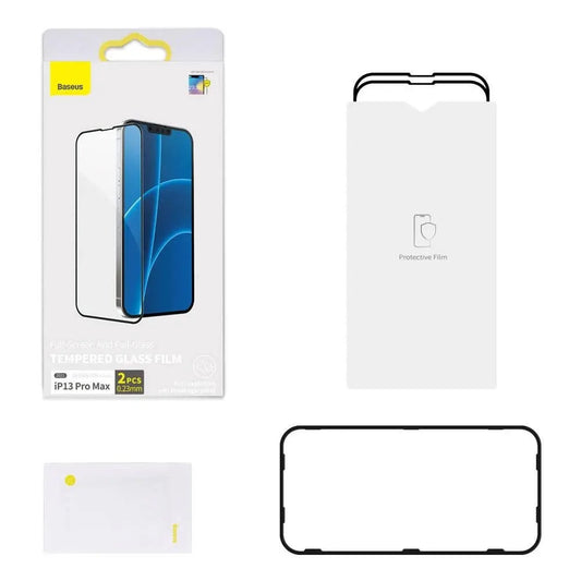 Захисне скло Baseus (SGBL060202) 0.3mm Full-glass Crystal iPhone XR ; iPhone 11 6.1" (2pcs/pack+Pasting Artifact)