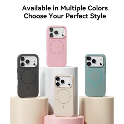 Rock Armor Matte Series TPU Case with Magsafe — iPhone 17 Pro — Pink
