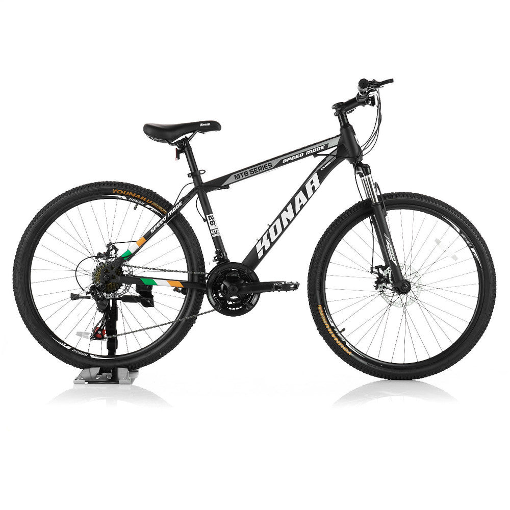 Велосипед KONAR KS-26"17# — Matt Black/Gray/White