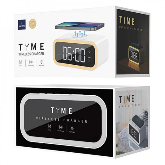 Wireless Charger + Alarm Clock - WiWU Wi-W015