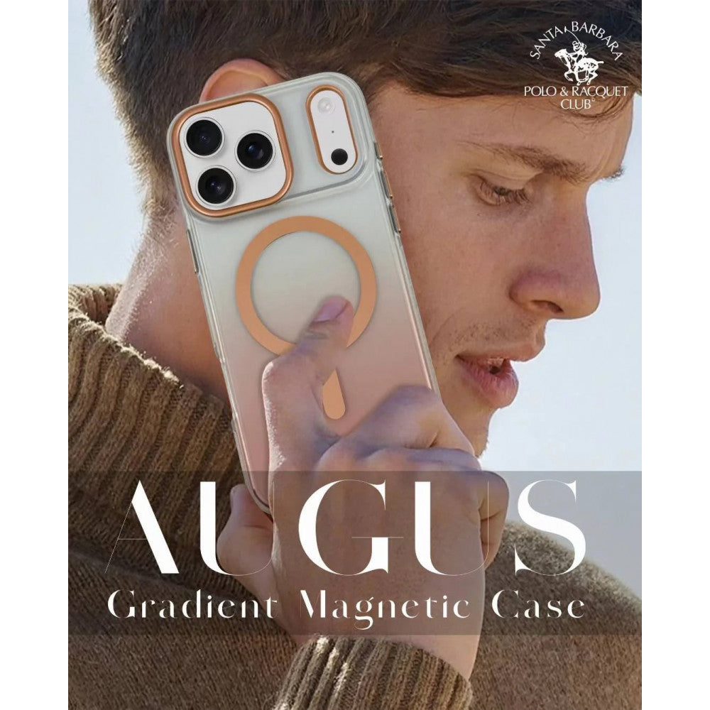 Polo Augus Silicone Case with Magsafe iPhone 17 Pro Max — Orange
