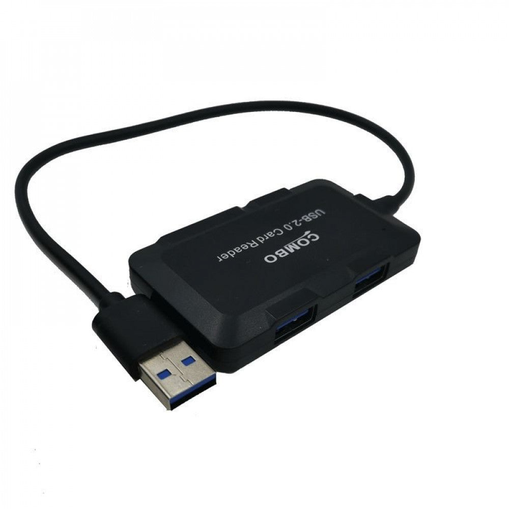 HUB USB 2 in 1 Combo Card Reader + HUB