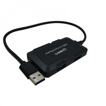 HUB USB 2 in 1 Combo Card Reader + HUB