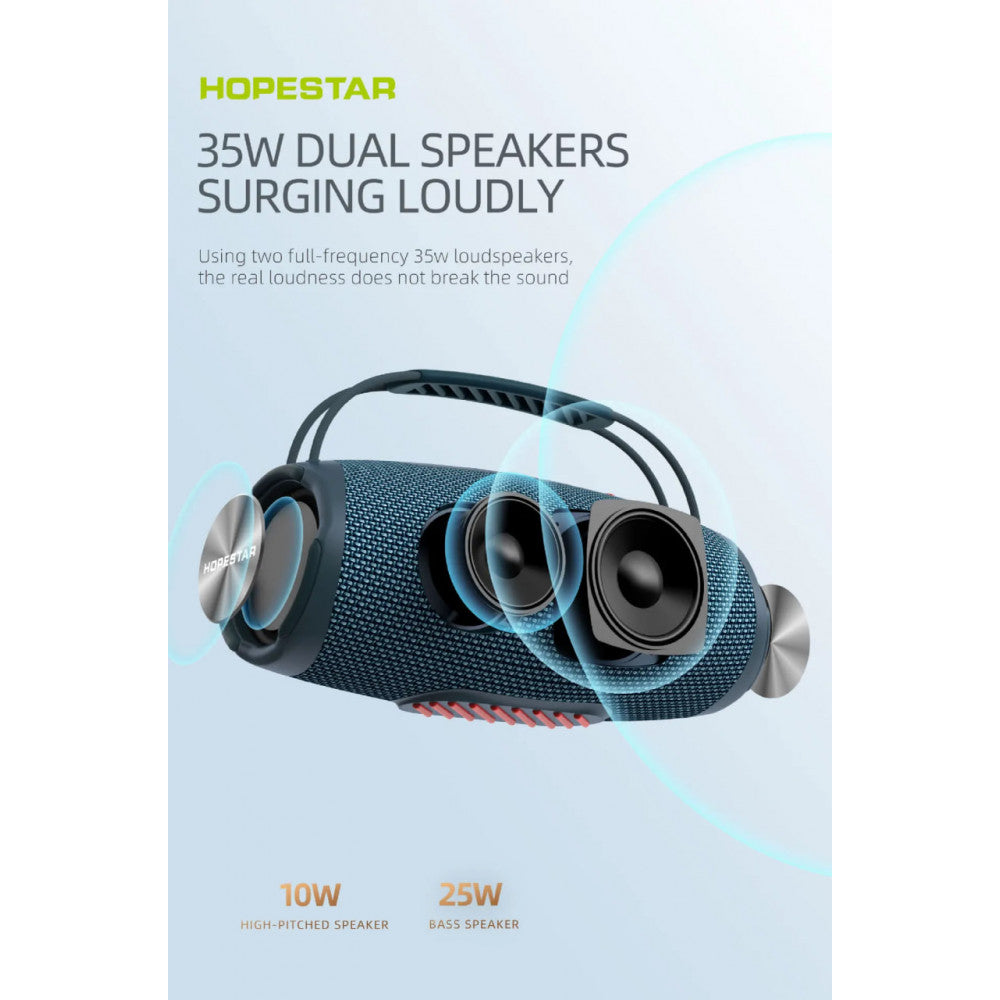 Портативна колонка Hopestar H53 — Blue