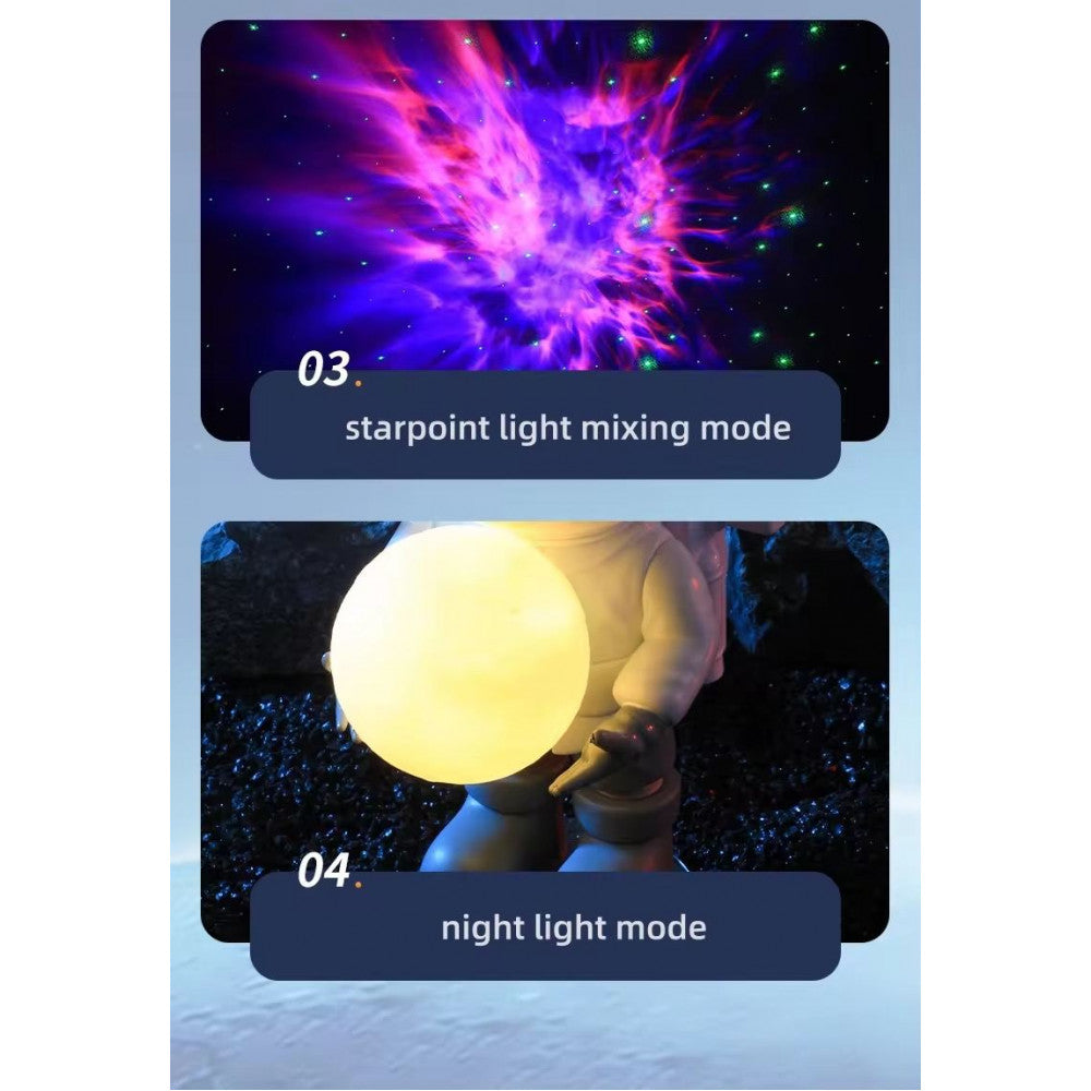 Night light projector - Astronaut Star Lightr TDK-33