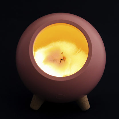 Night Light Led Cat House — Green