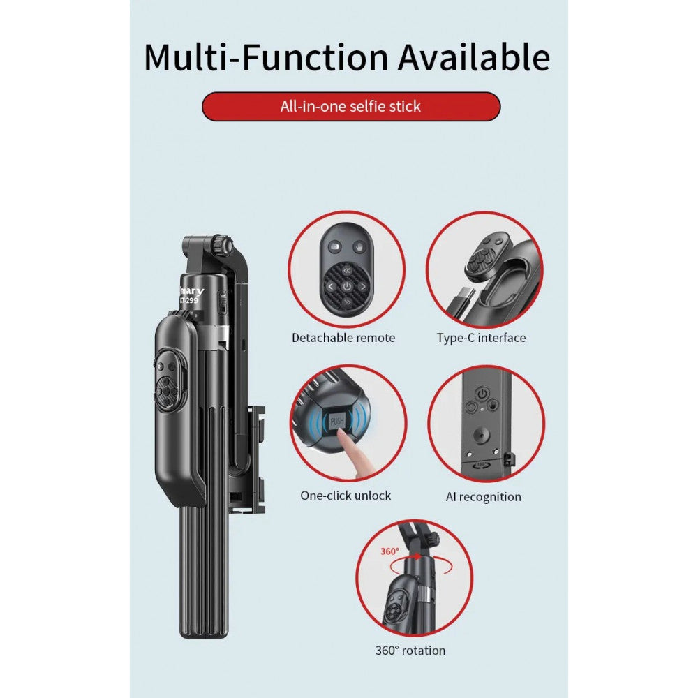 Monopod Tripod (1,8m) — Jmary KT-299
