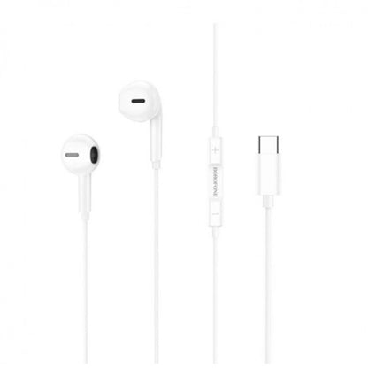 Type C headphones with microphone Borofone BM71 Light Song – Black