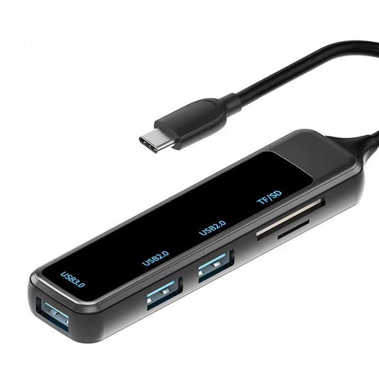 USB C HUB To USB 3.0 & 2 USB 2.0 & TF/SD card