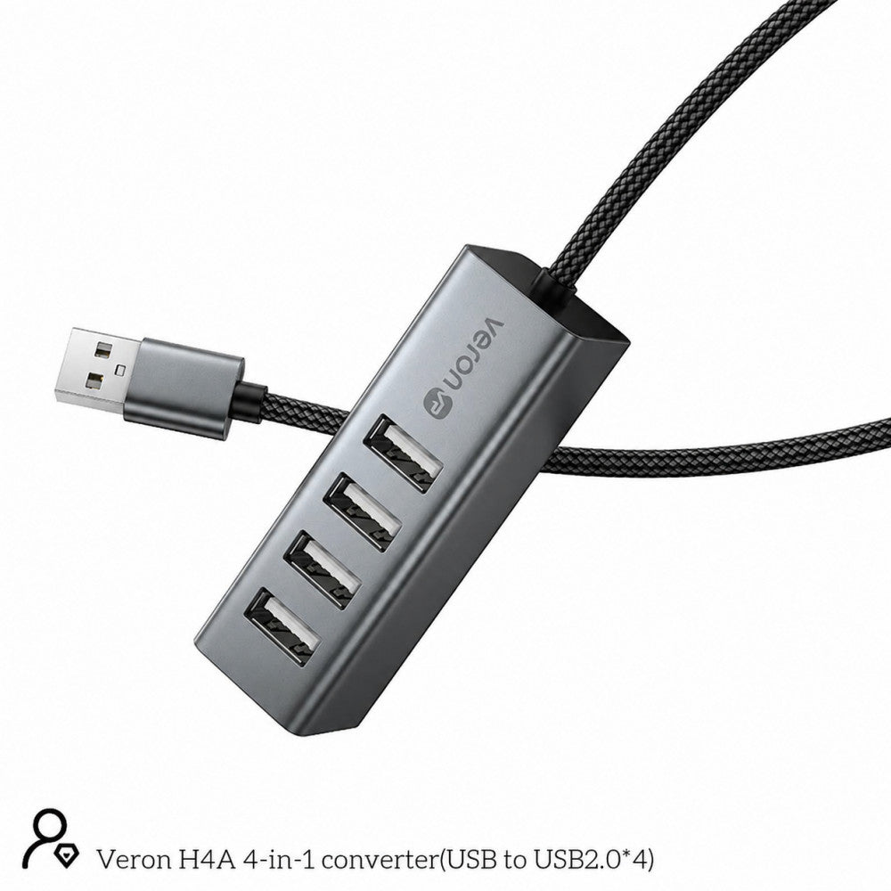 USB-хаб Veron H4A, USB-A → 4 × USB-A