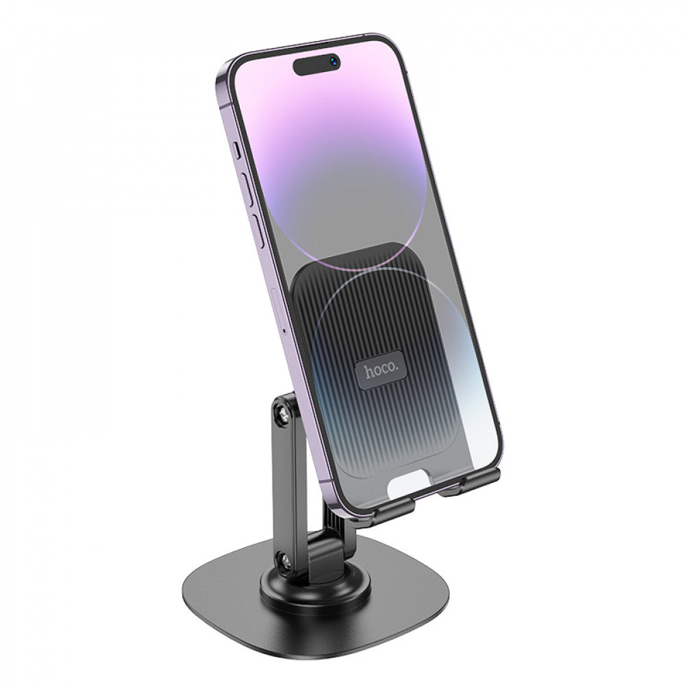 Holder Hoco HD6 Winner dual-axis rotating desktop stand – black