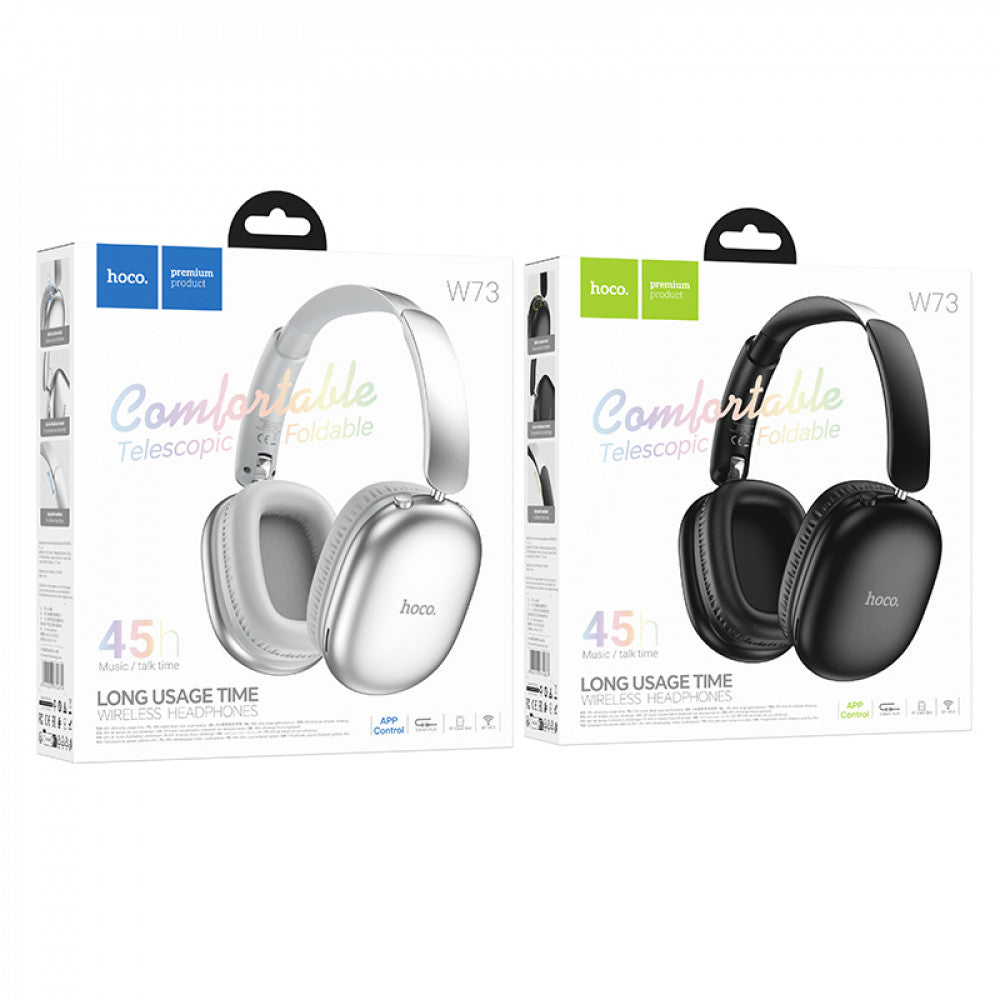Навушники Bluetooth Hoco W73 Graceful  — Silver
