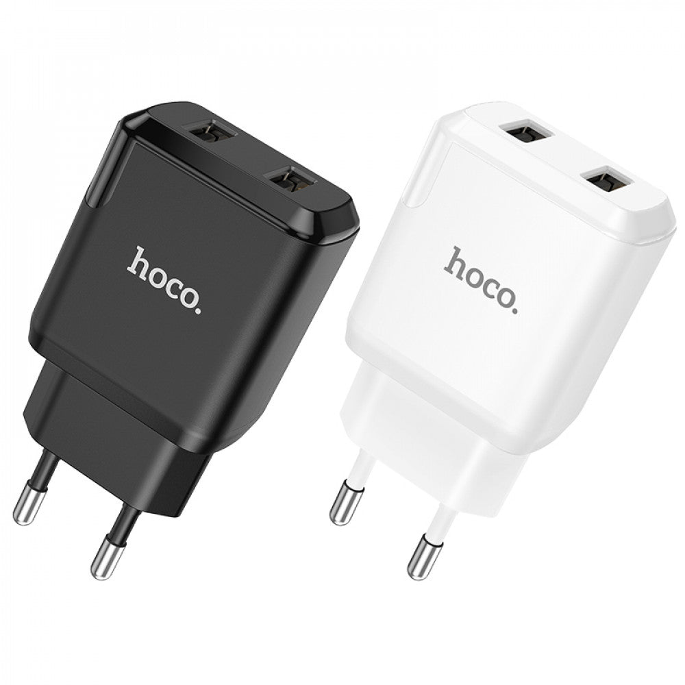 Home Charger 2.1A 2U Hoco N7 – Black