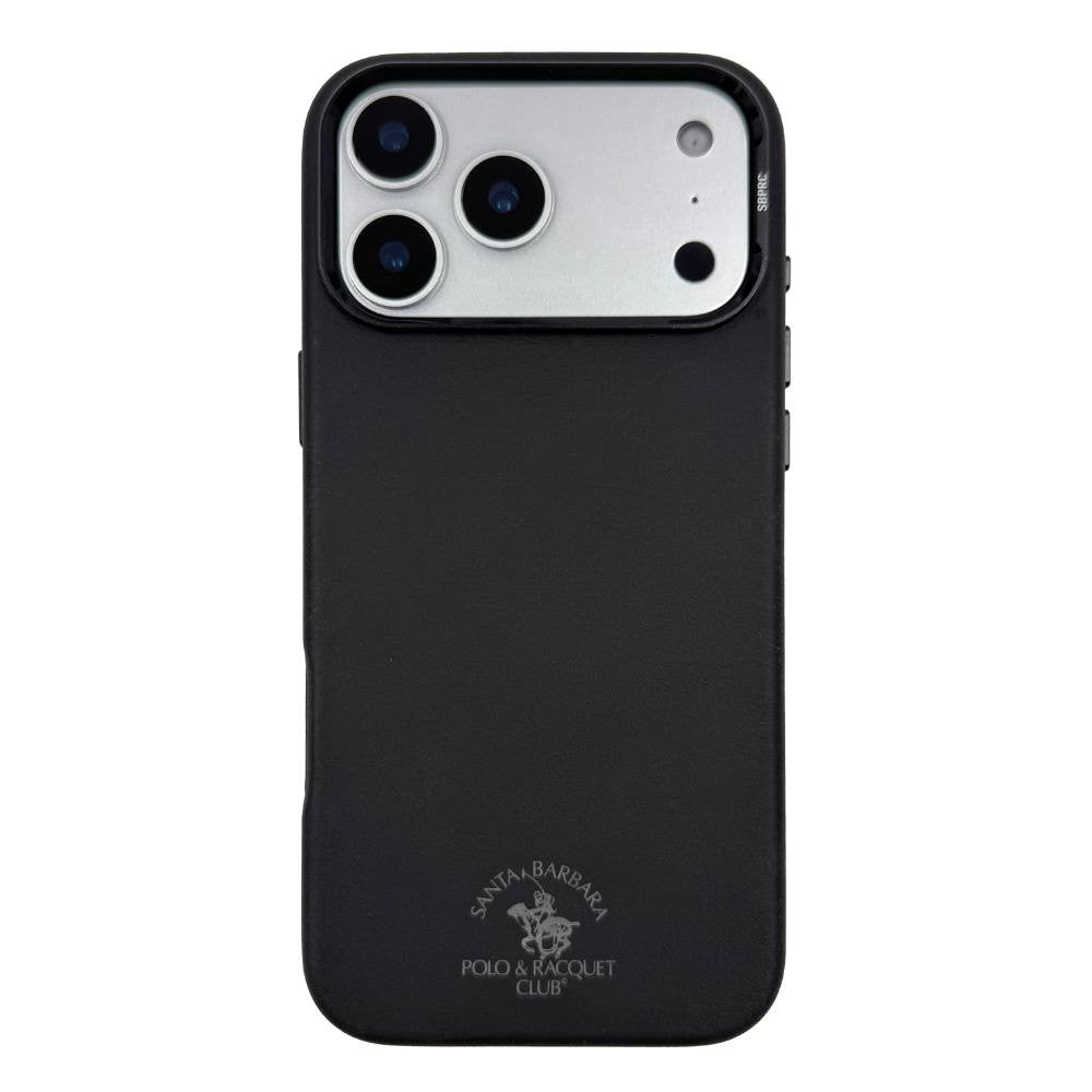 Накладка Чехлы Polo Simon Leather Case with Magsafe iPhone 17 Pro — Black