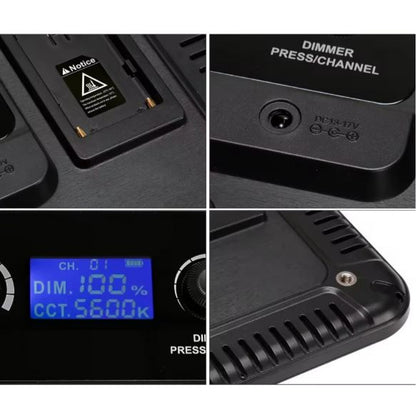 Video light lamp LED PT-F60B 60W color 3200-5600K