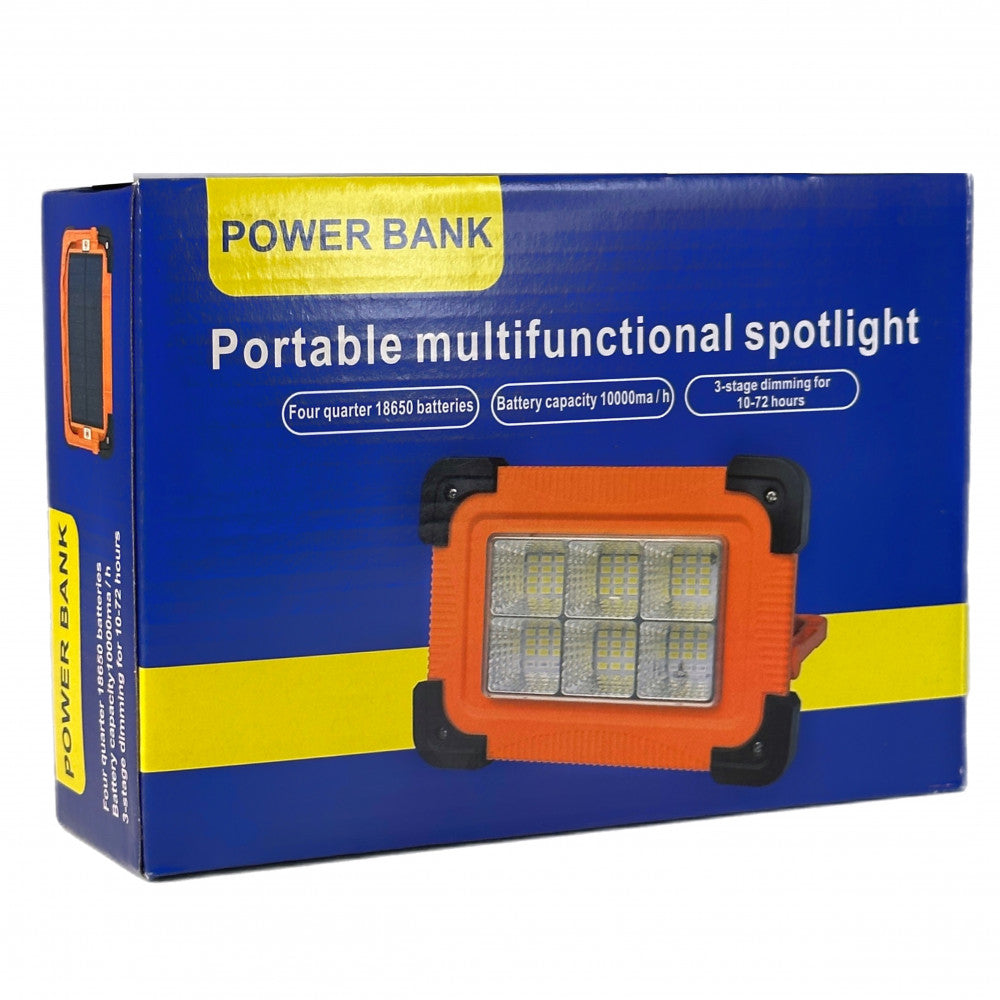 LED Floodlight with Battery 6000 mah LED Charging Working Lamp