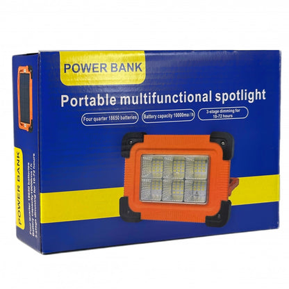 LED Floodlight with Battery 6000 mah LED Charging Working Lamp