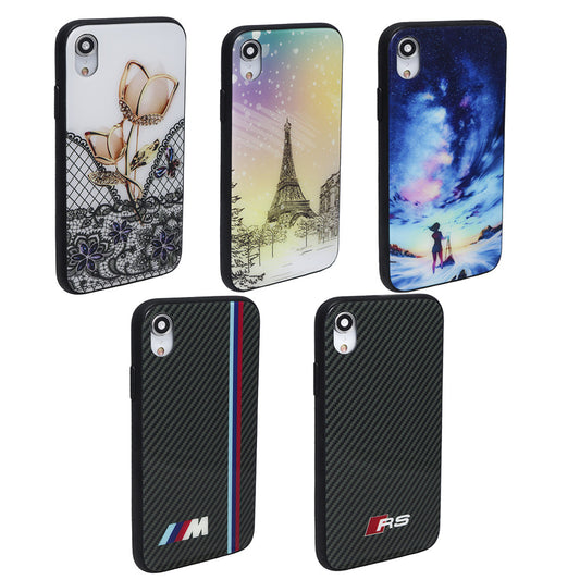 Case + Glass TPU Case iPhone Xr – Flowers