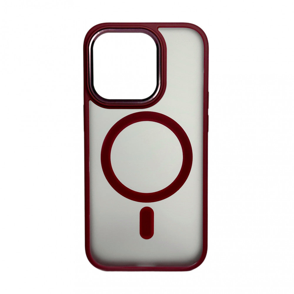 Colorful Matte Case with MagSafe iPhone 13 Pro — Bordo