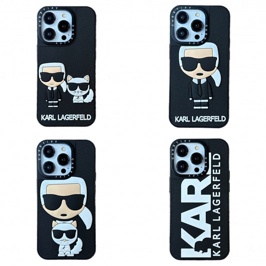 Cover Cases Casetify Karl Lagerfeld TPU Case iPhone 13 Pro - 198