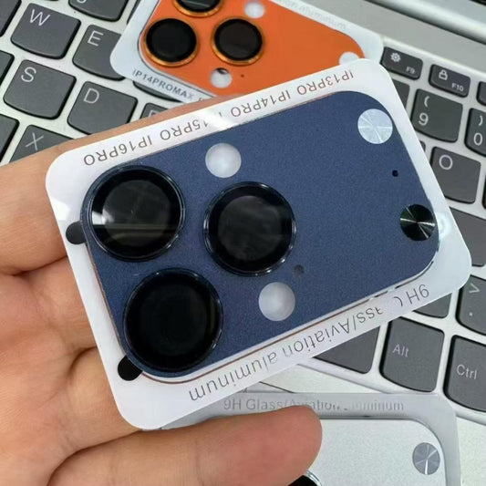 Fake Camera Glass Plastic Color — iPhone 15-16 Pro Max — Blue