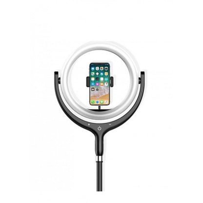 LED ring lamp kit 26 cm 10" F-539A 96 pcs 3300K - 6000K+ holder + remote + tripod stand