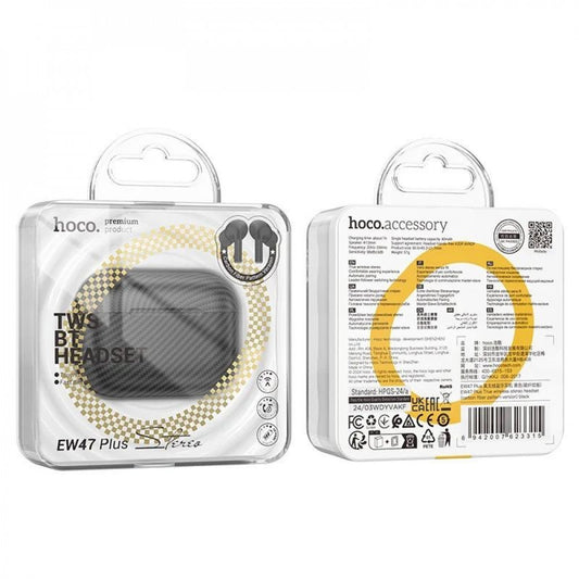 Bluetooth headset TWS Hoco EW47 Plus – Black