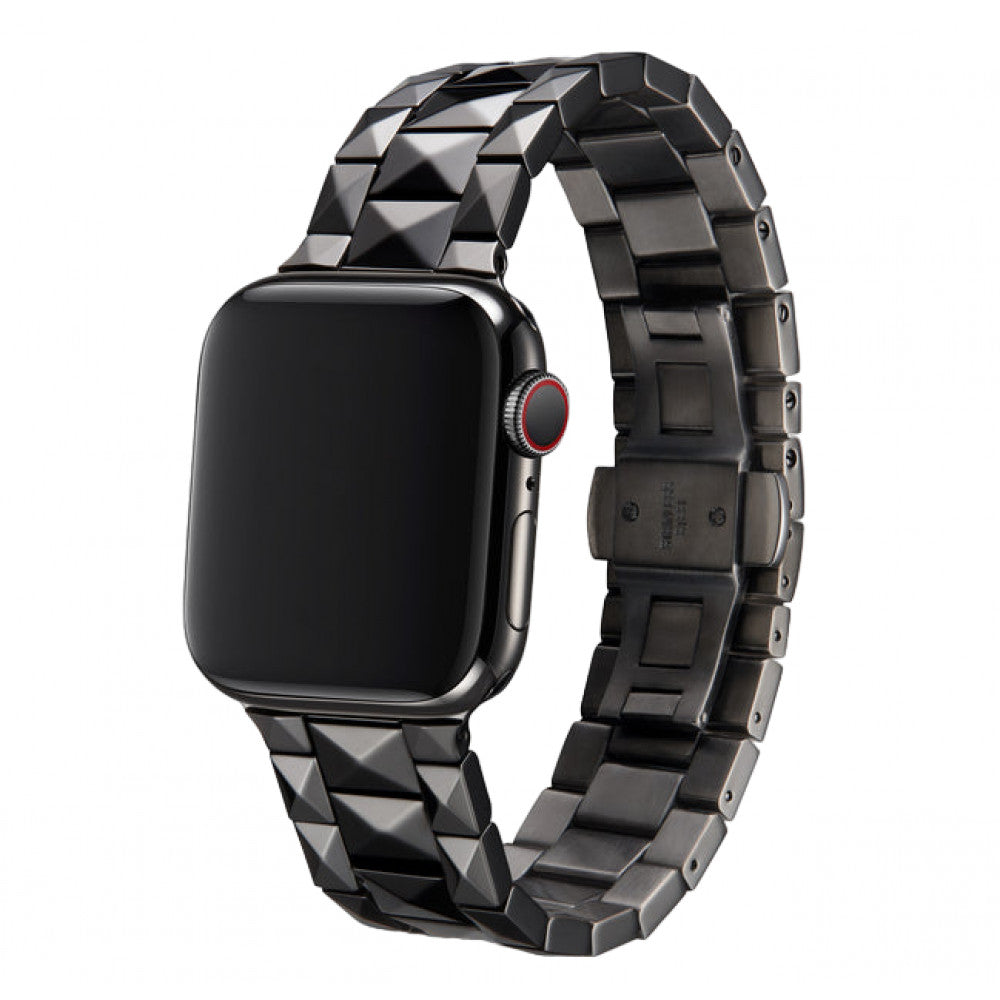 Ремінець Ceramic Rhombus Design Apple Watch 38 mm 40 mm 41 mm — Black