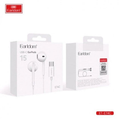Type C headphones with microphone – Earldom ET-E74C