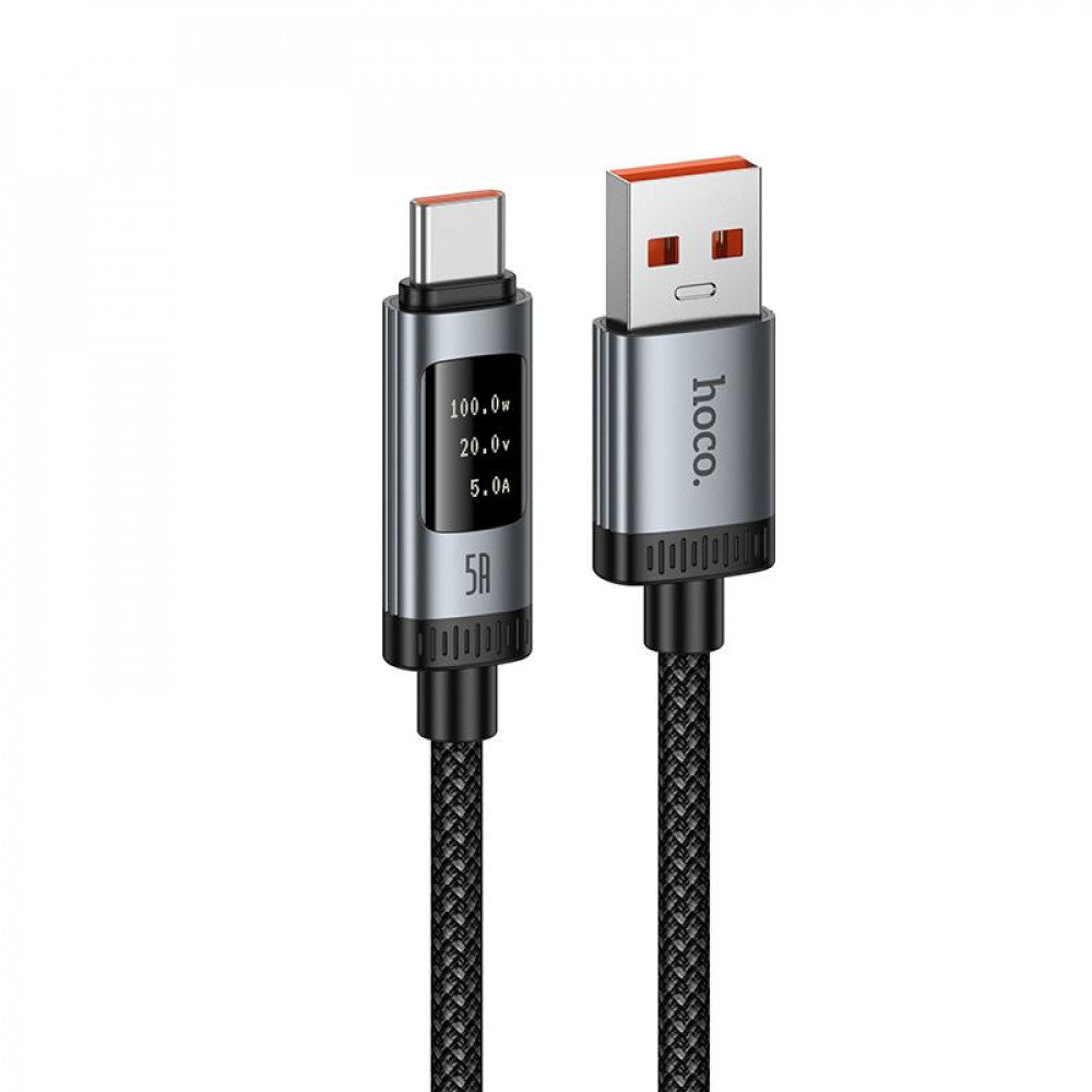 Кабель USB C 5A 100W (1m) Hoco U148