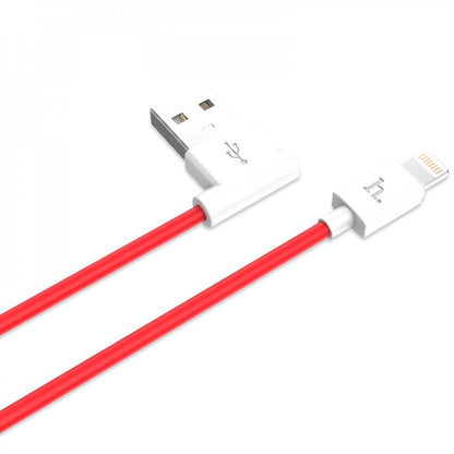 Lightning cable 2A (1.2m) Hoco UPL11 L-shape Black - Black