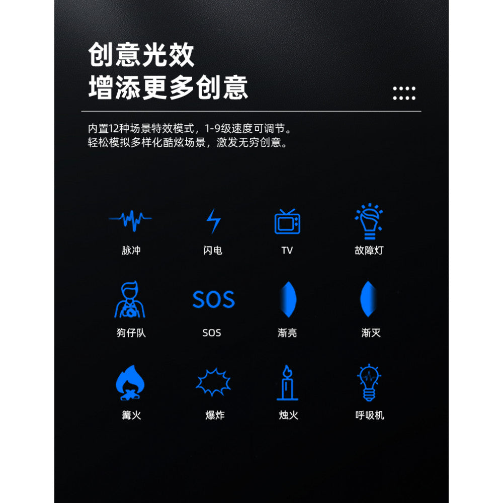 Set Soft Box 90cm + spotlight + tripod Tolifo LED KW200B Pro Fill light 220W Bluetooth control 60m 12 special effect